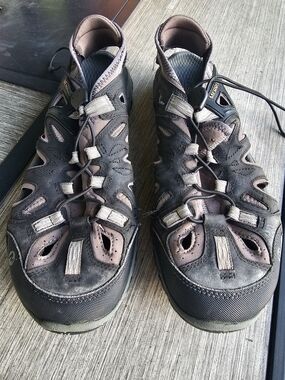 Merrell All Out Blaze Sieve Hiking Water Shoes Vibram  Black/Grey Men's 9.5